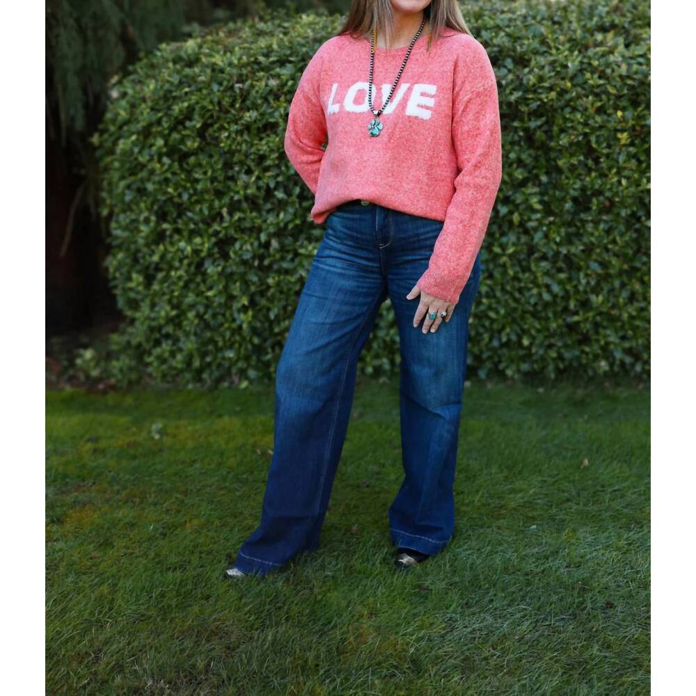 NEW ADORA love sweater in pink